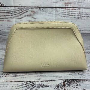 Freja New York Travel Pouch 10 Oat Double Zipper Bag